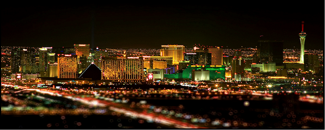 las vegas at night